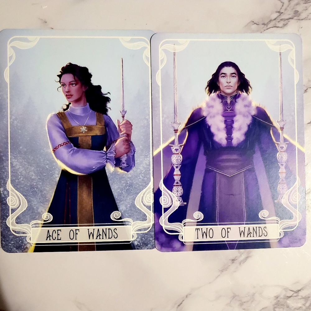 The bear and the Nightingale, tarot cards set of 2, Fairyloot